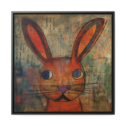 Rabbit 35, Gallery Canvas Wraps, Square Frame