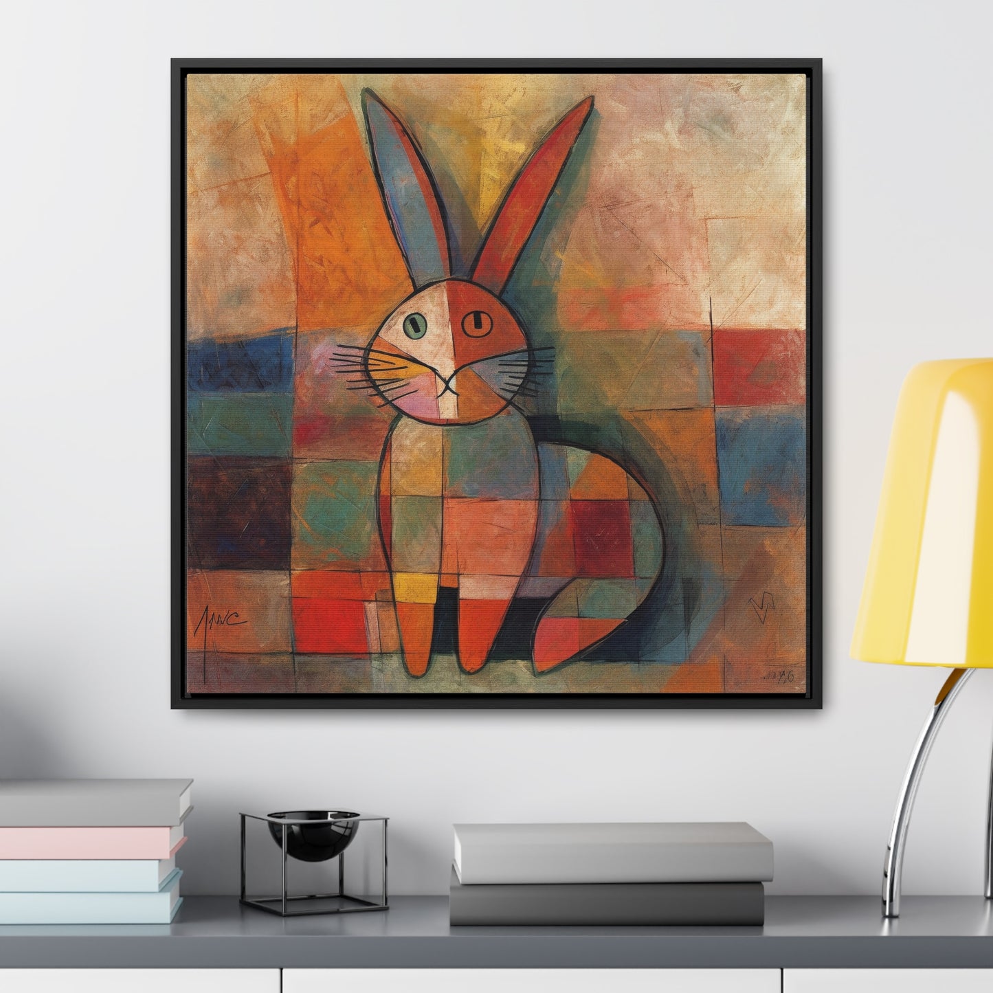 Rabbit 18, Gallery Canvas Wraps, Square Frame