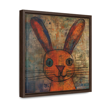 Rabbit 10, Gallery Canvas Wraps, Square Frame