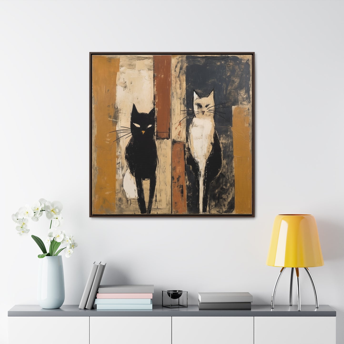 Cat 15, Gallery Canvas Wraps, Square Frame
