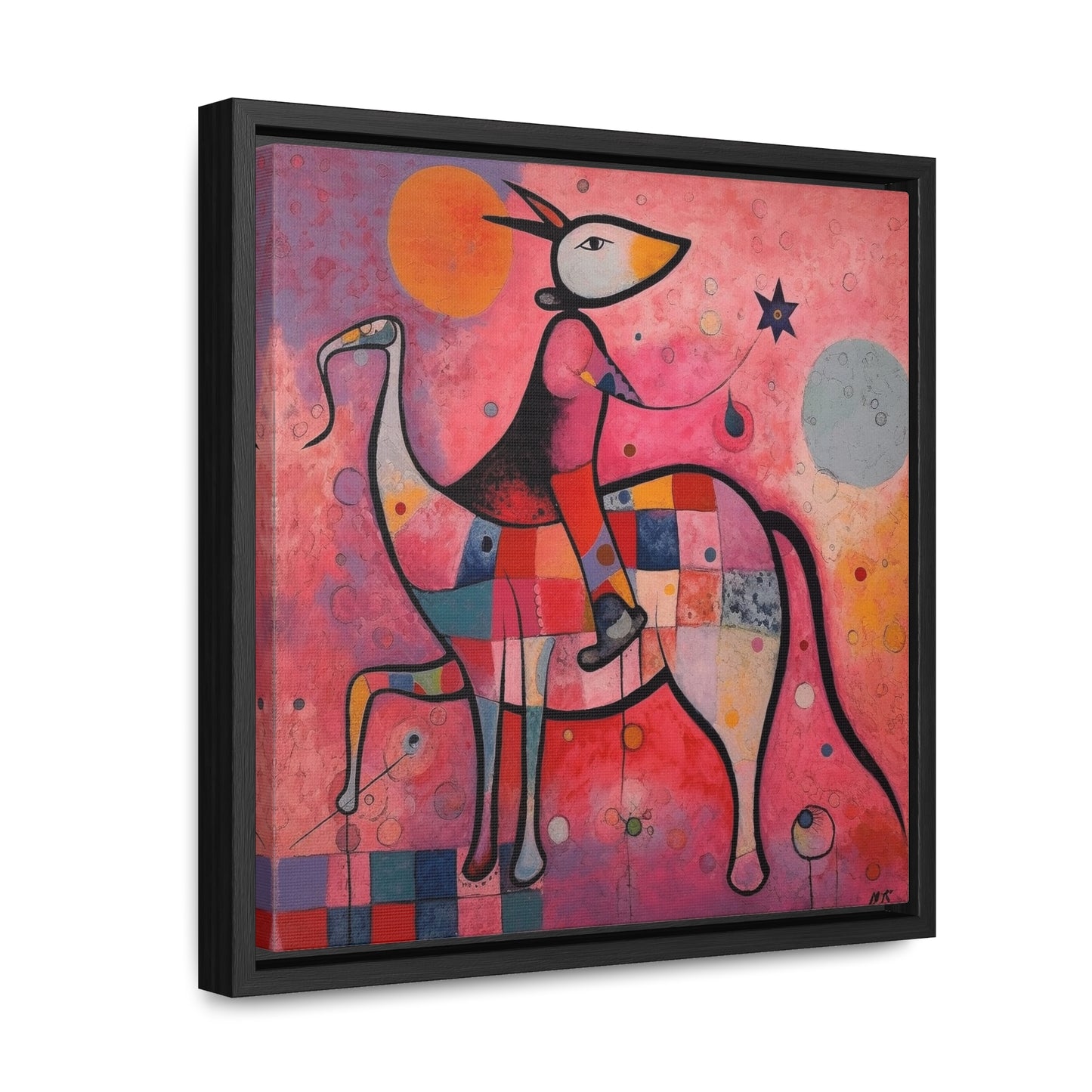 The Dreams of the Child 3, Gallery Canvas Wraps, Square Frame