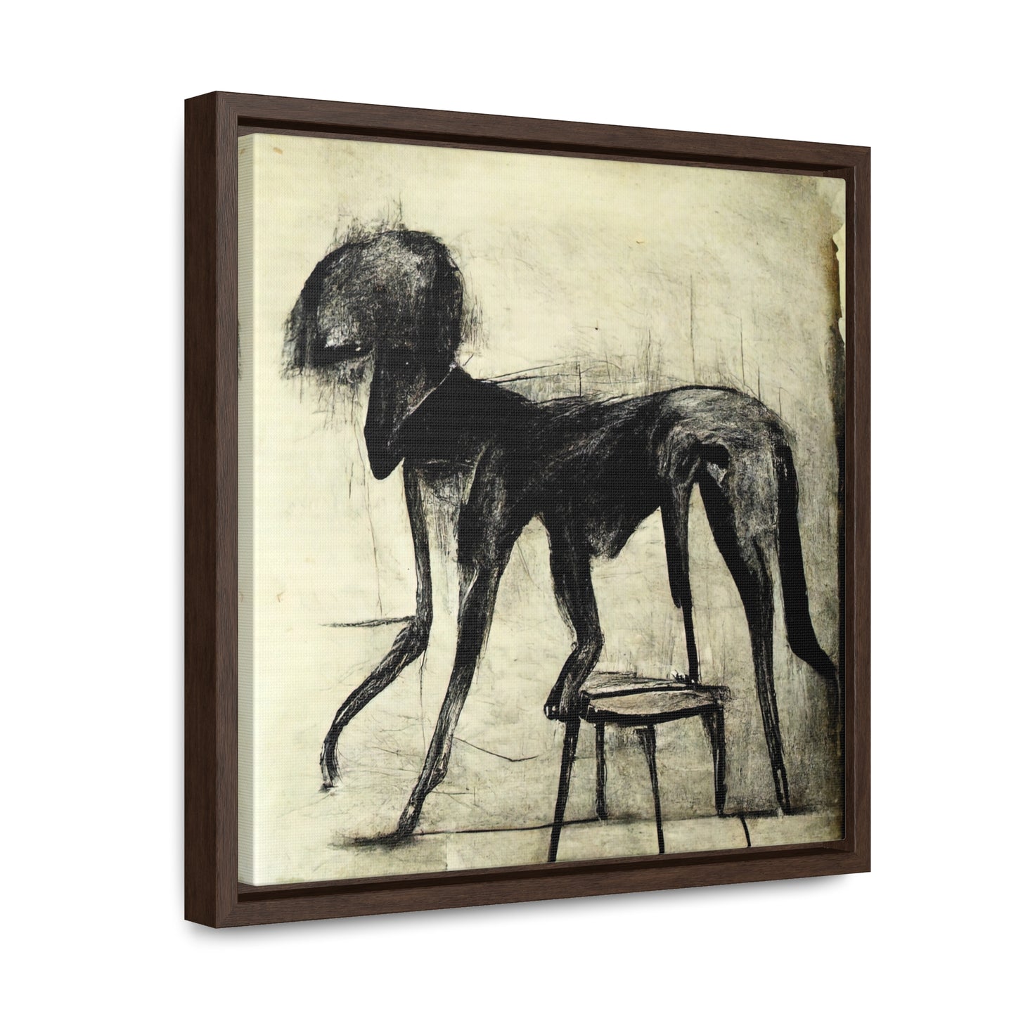 Dogs and Puppies 25, Valentinii, Gallery Canvas Wraps, Square Frame