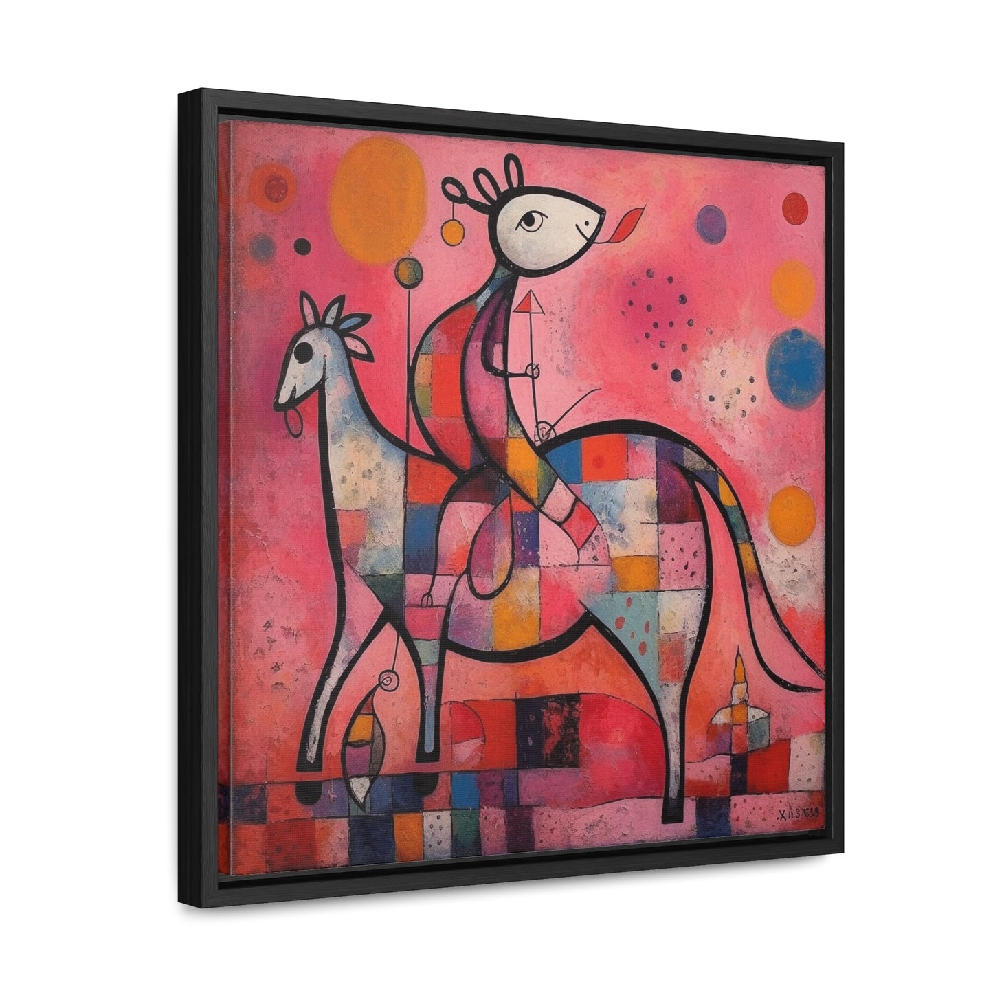 The Dreams of the Child 2, Gallery Canvas Wraps, Square Frame