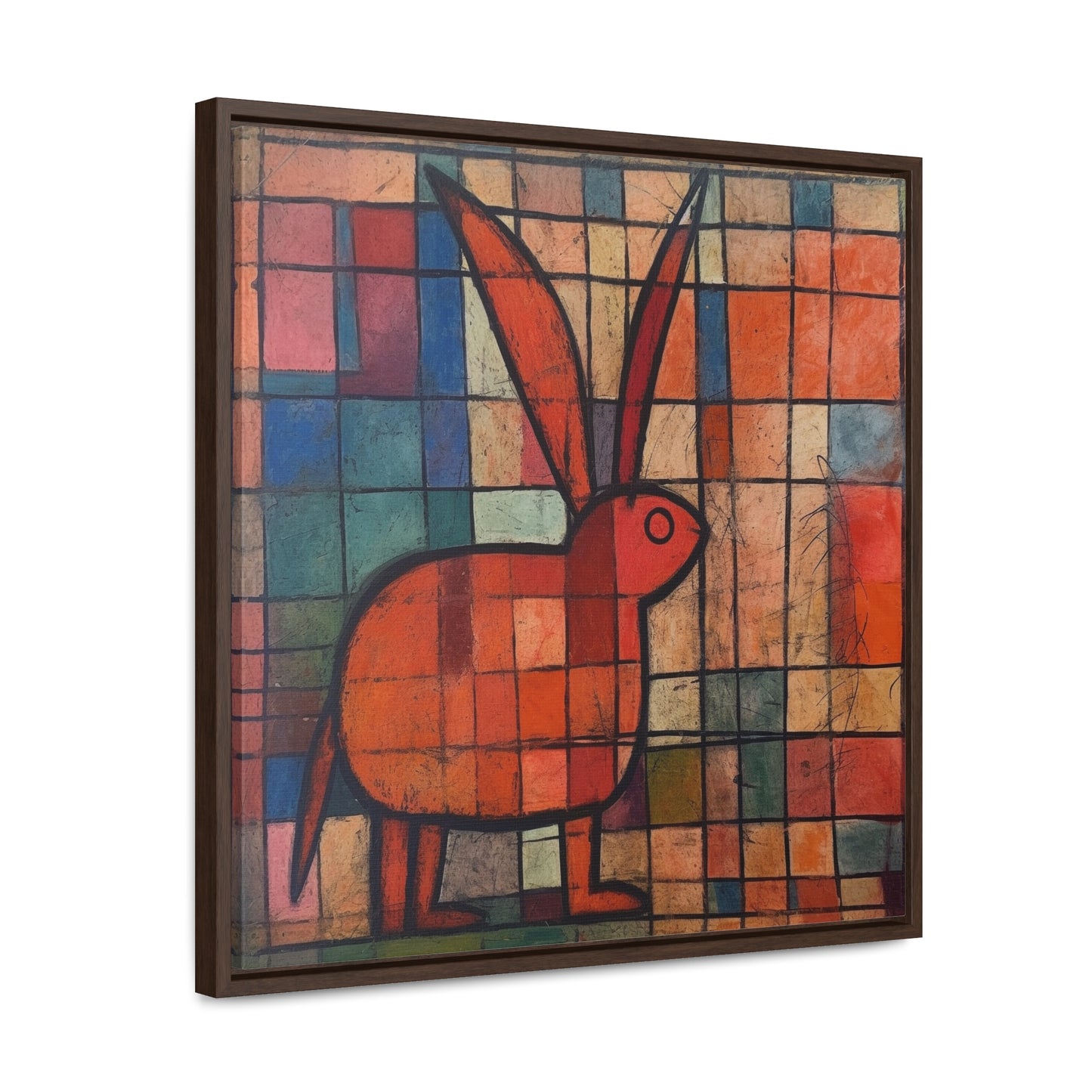 Rabbit 29, Gallery Canvas Wraps, Square Frame