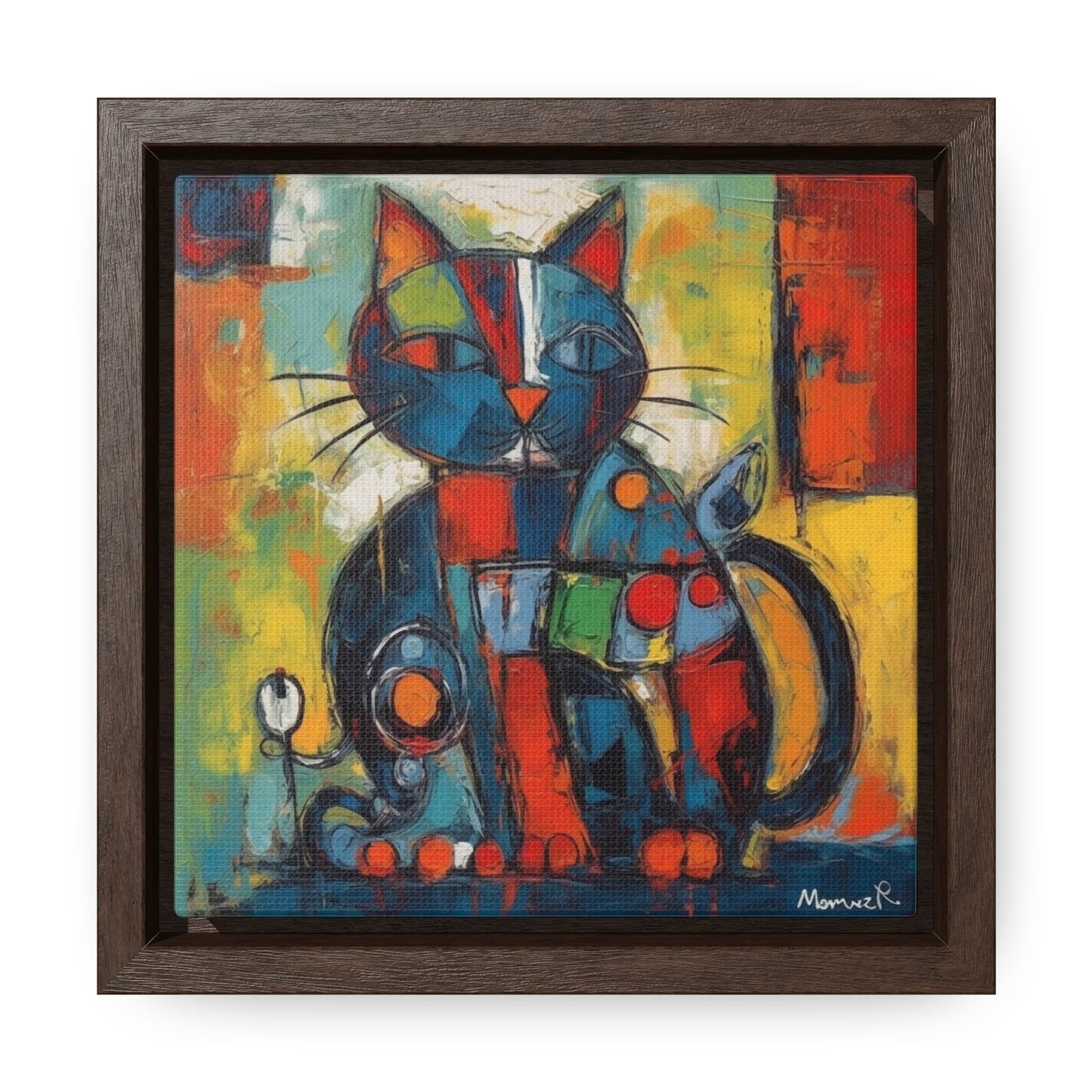 Cat 70, Gallery Canvas Wraps, Square Frame