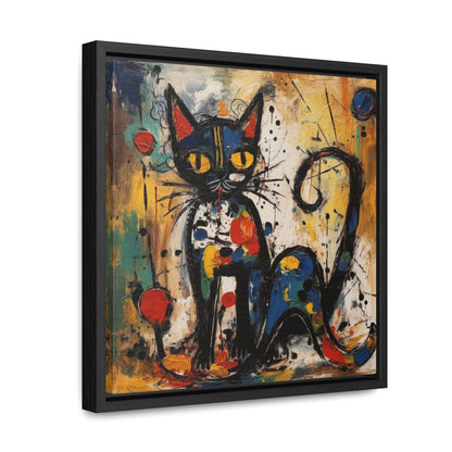 Cat 105, Gallery Canvas Wraps, Square Frame