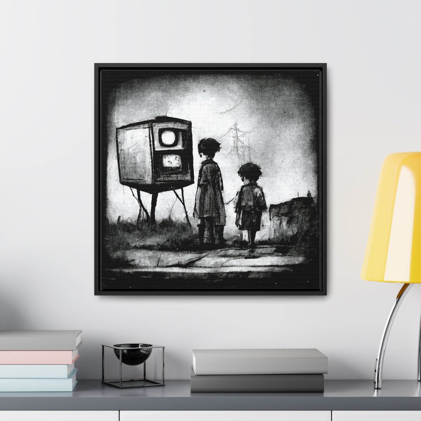 Childhood Wave 2, Valentinii, Gallery Canvas Wraps, Square Frame