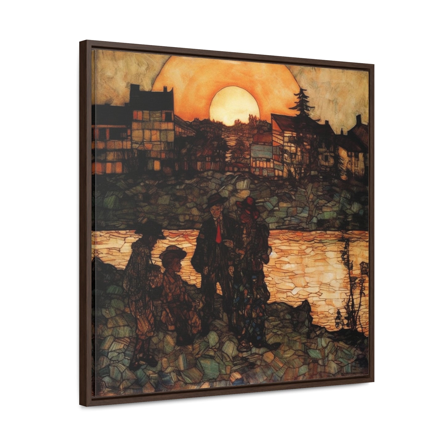 Land of the Sun 47, Valentinii, Gallery Canvas Wraps, Square Frame