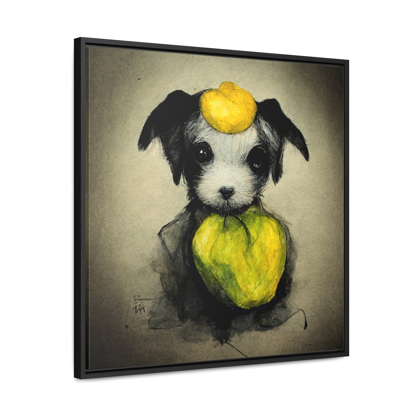 Dogs and Puppies 3, Valentinii, Gallery Canvas Wraps, Square Frame