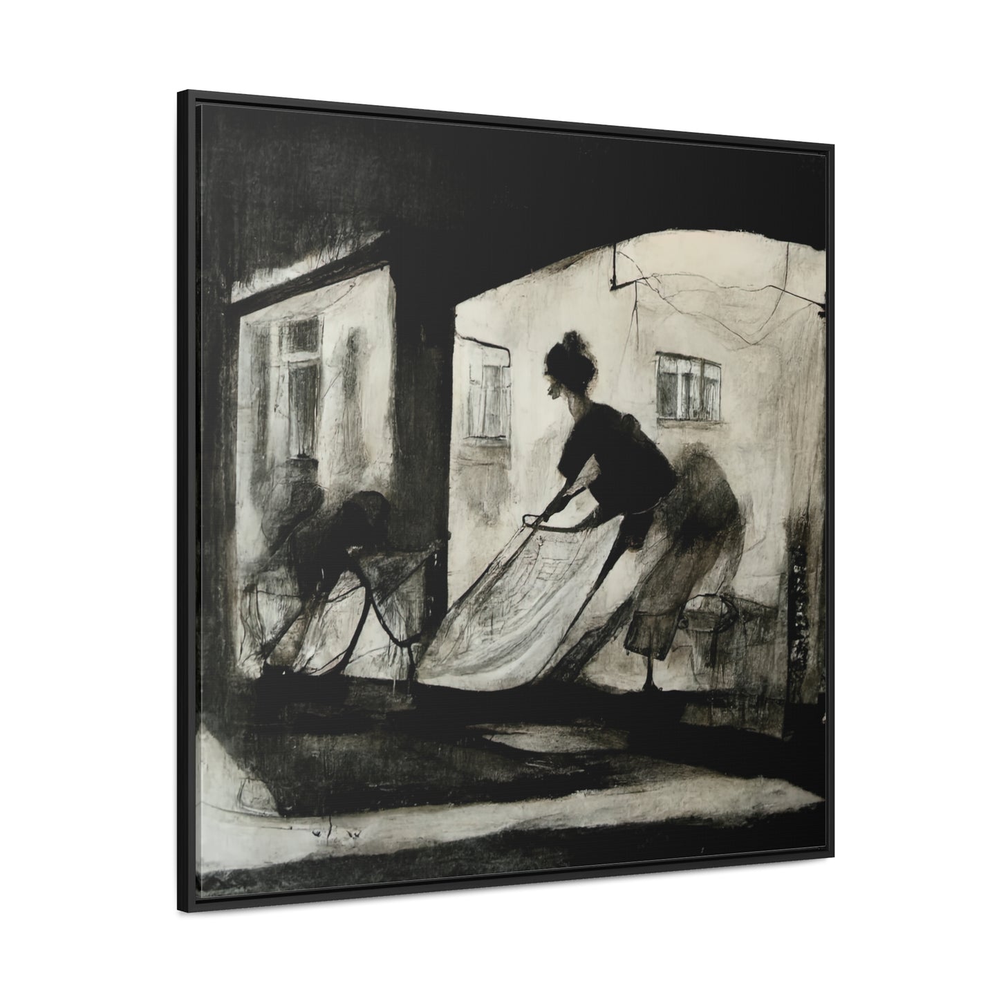 Domestic Memories 27, Valentinii, Gallery Canvas Wraps, Square Frame