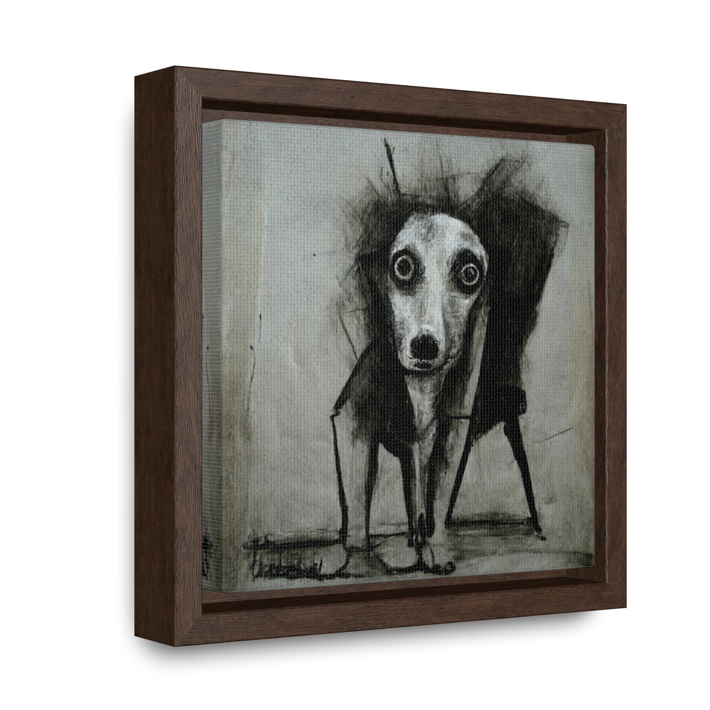 Dogs and Puppies 10, Valentinii, Gallery Canvas Wraps, Square Frame