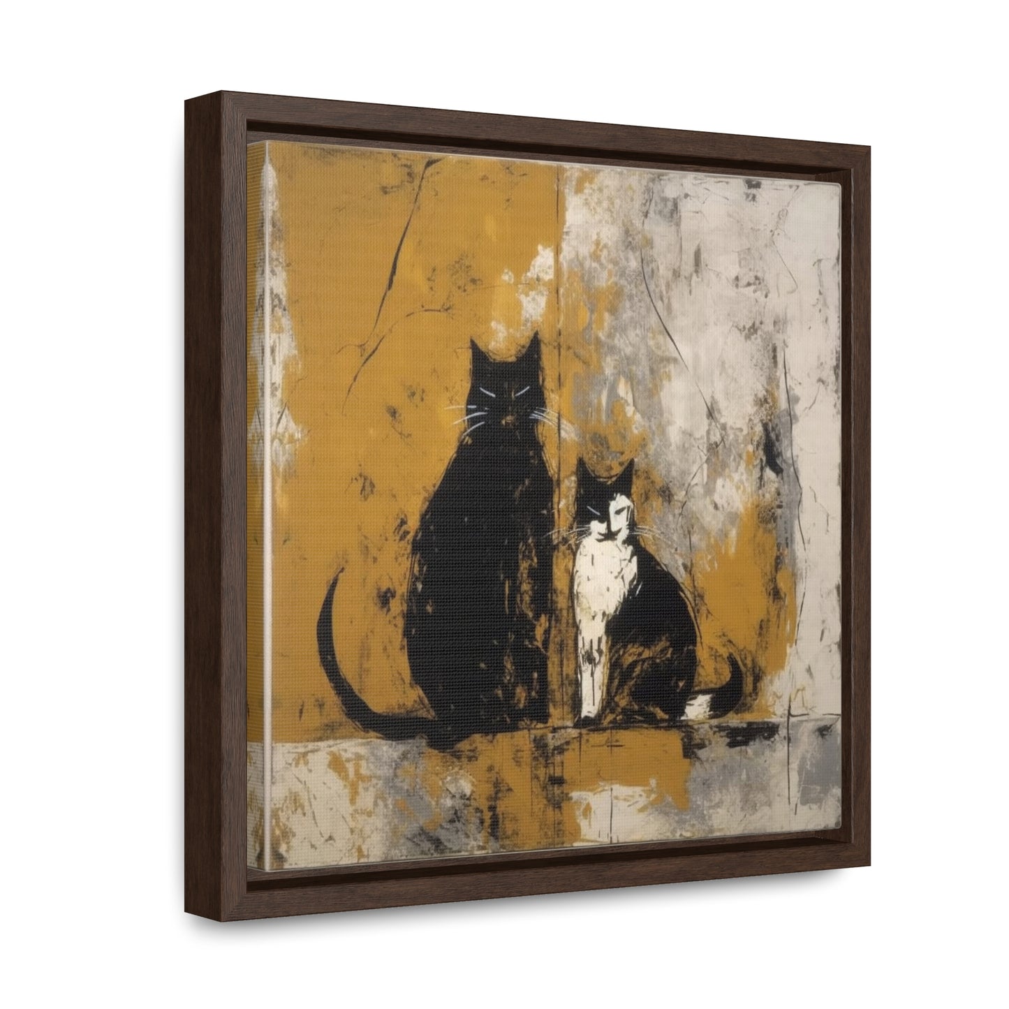 Cat 12, Gallery Canvas Wraps, Square Frame
