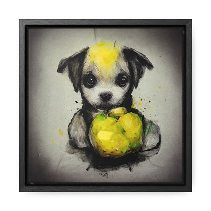 Dogs and Puppies 2, Valentinii, Gallery Canvas Wraps, Square Frame