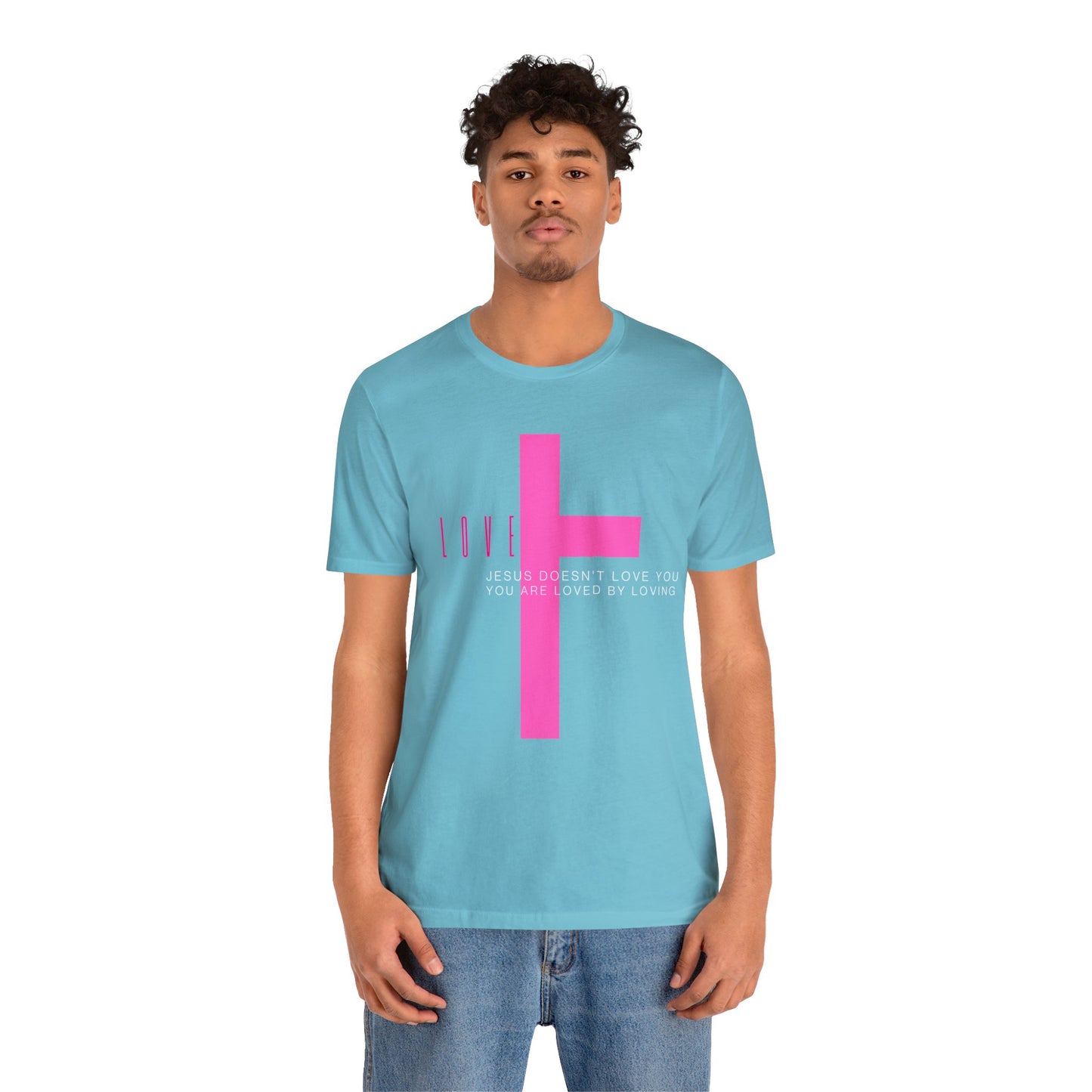 Plus Love , Unisex Jersey Short Sleeve Tee