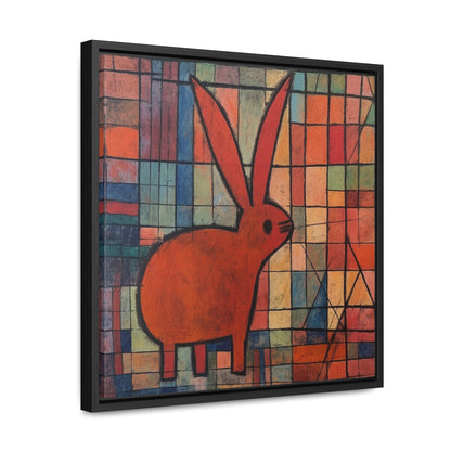 Rabbit 32, Gallery Canvas Wraps, Square Frame