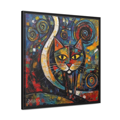 Cat 119, Gallery Canvas Wraps, Square Frame