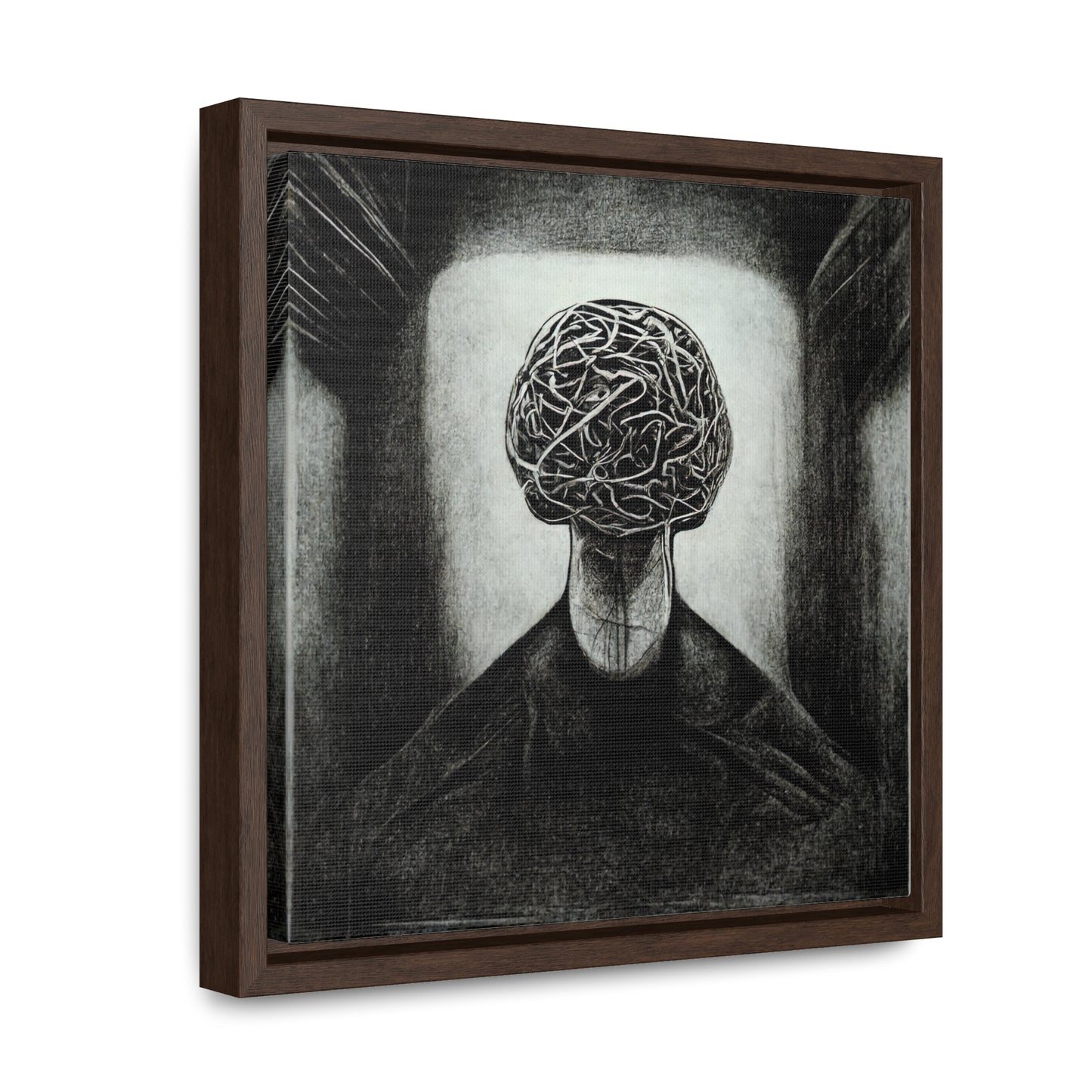 Brain 16, Valentinii, Gallery Canvas Wraps, Square Frame