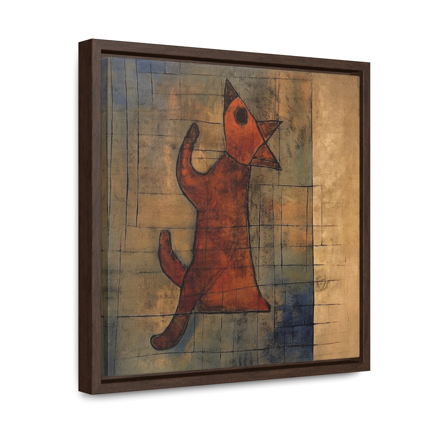 V Dog 3, Gallery Canvas Wraps, Square Frame