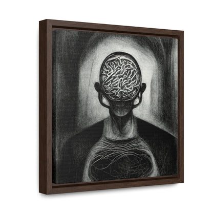 Brain 2, Valentinii, Gallery Canvas Wraps, Square Frame