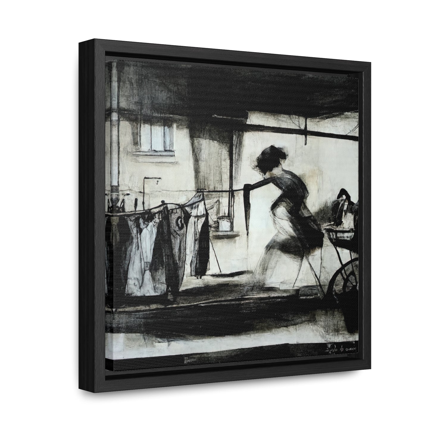 Domestic Memories 16, Valentinii, Gallery Canvas Wraps, Square Frame