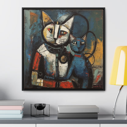 Cat 82, Gallery Canvas Wraps, Square Frame