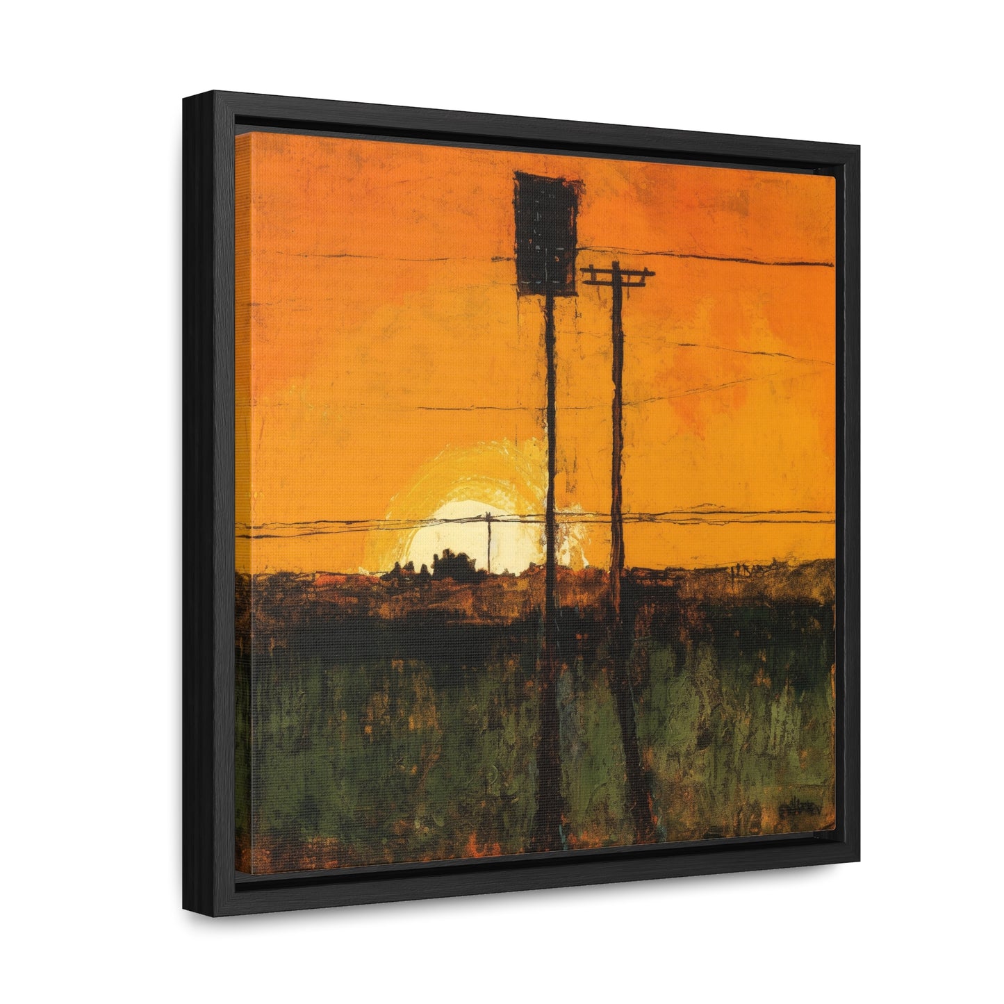 Land of the Sun 84, Valentinii, Gallery Canvas Wraps, Square Frame