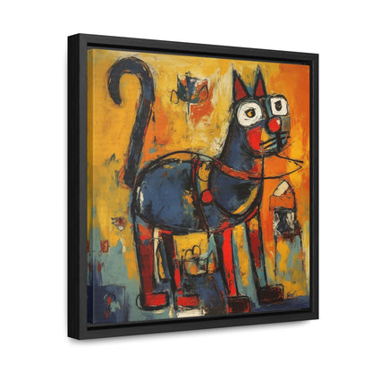 Cat 98, Gallery Canvas Wraps, Square Frame