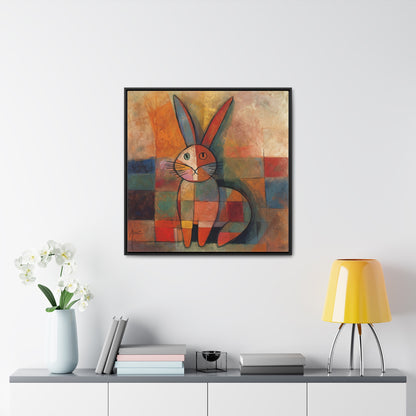 Rabbit 18, Gallery Canvas Wraps, Square Frame