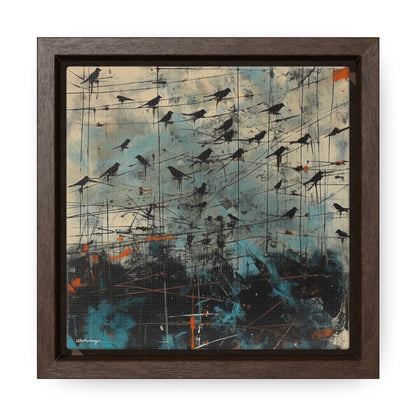 Bird 11, Gallery Canvas Wraps, Square Frame