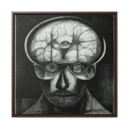 Brain 52, Valentinii, Gallery Canvas Wraps, Square Frame