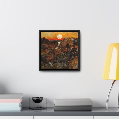 Land of the Sun 47, Valentinii, Gallery Canvas Wraps, Square Frame