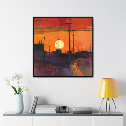 Land of the Sun 73, Valentinii, Gallery Canvas Wraps, Square Frame