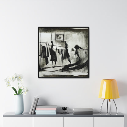 Domestic Memories 9, Valentinii, Gallery Canvas Wraps, Square Frame