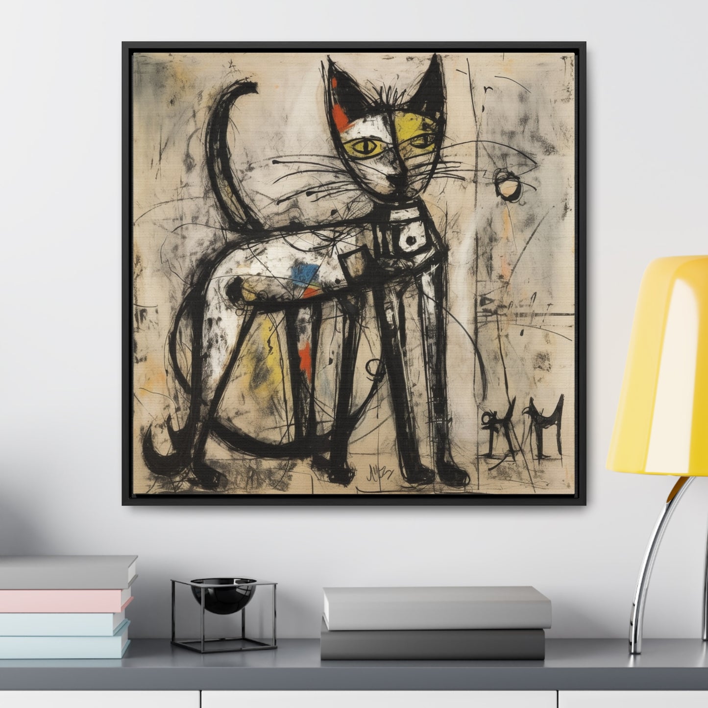 Cat 49, Gallery Canvas Wraps, Square Frame