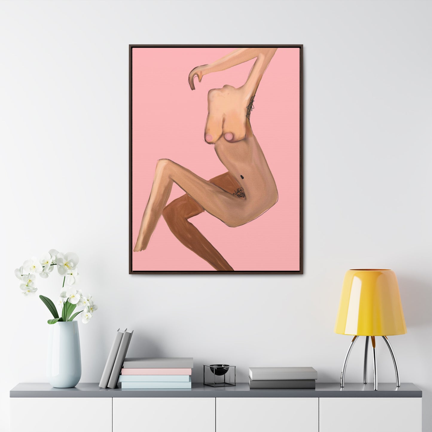 Body Mixture, Original Eduard Pavel, Gallery Canvas Wraps, Vertical Frame