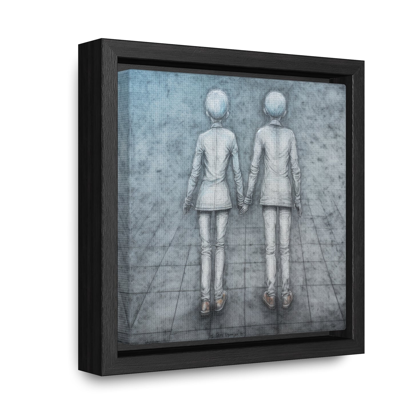 The Courage of Vulnerability 2, Valentinii, Gallery Canvas Wraps, Square Frame