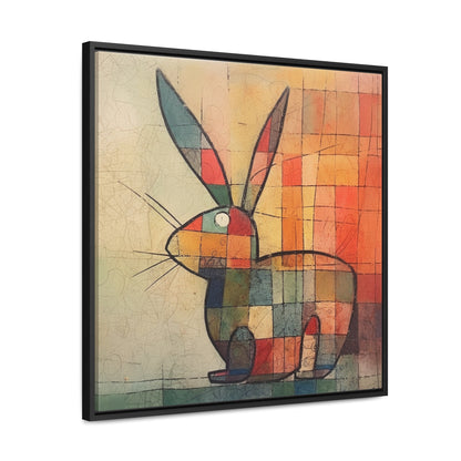 Rabbit 28, Gallery Canvas Wraps, Square Frame