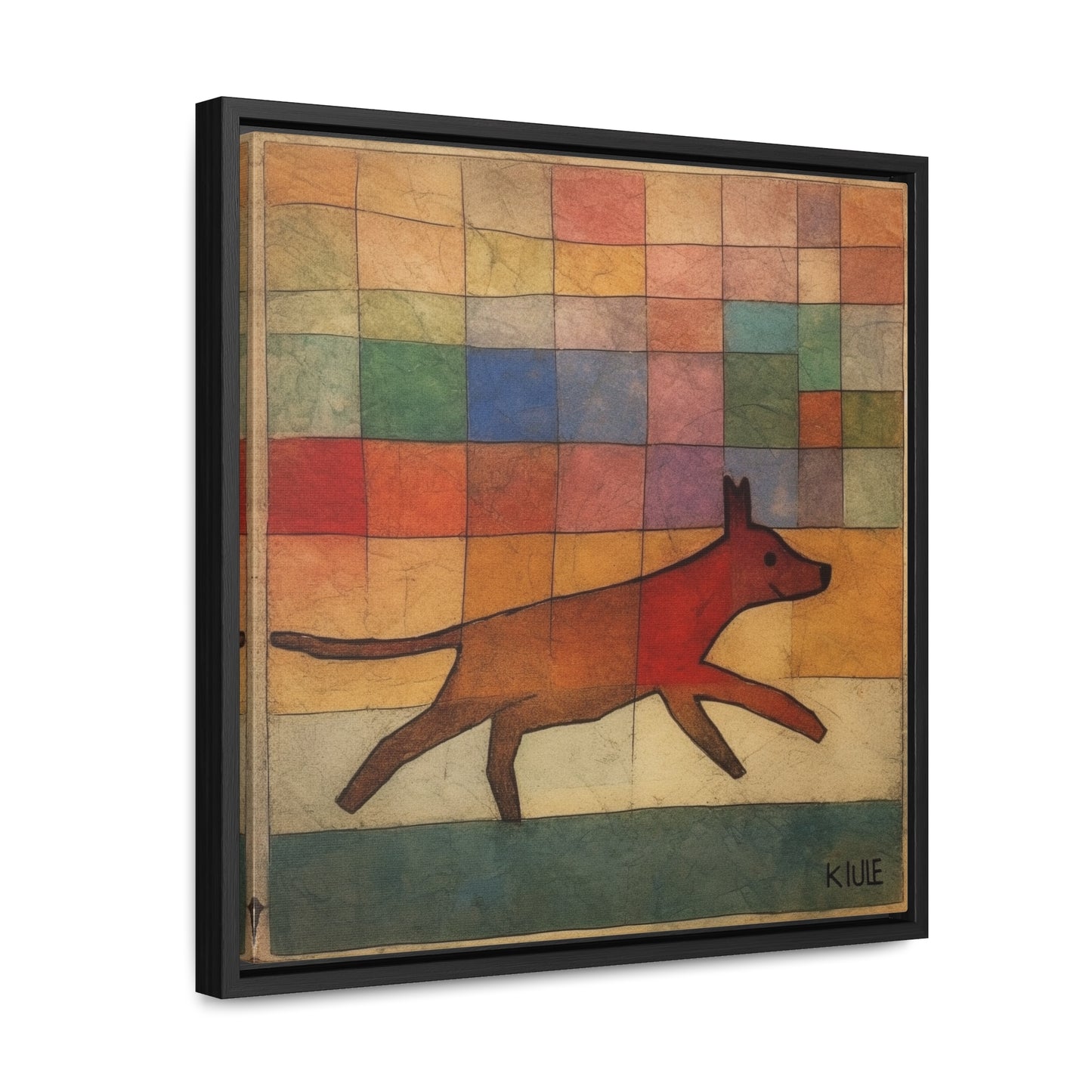 V Dog 7, Gallery Canvas Wraps, Square Frame