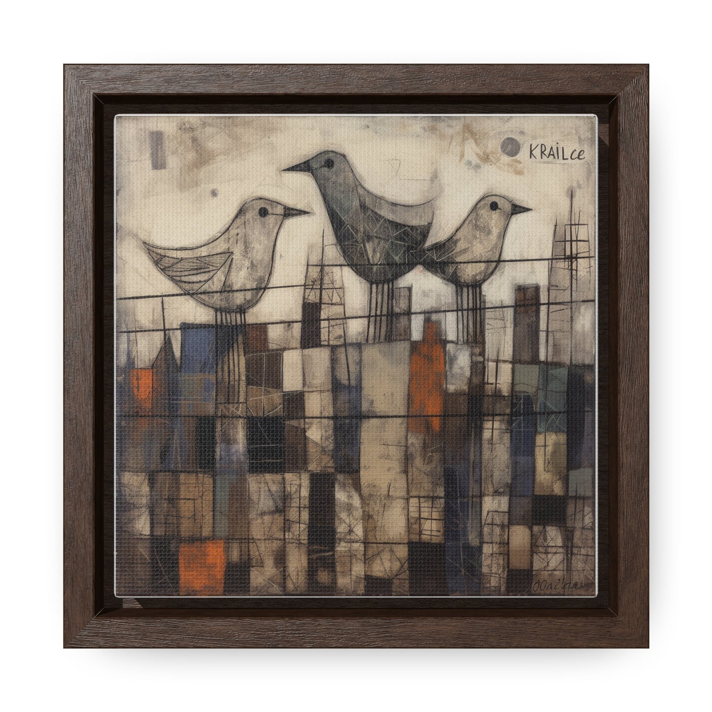 Bird 24, Gallery Canvas Wraps, Square Frame