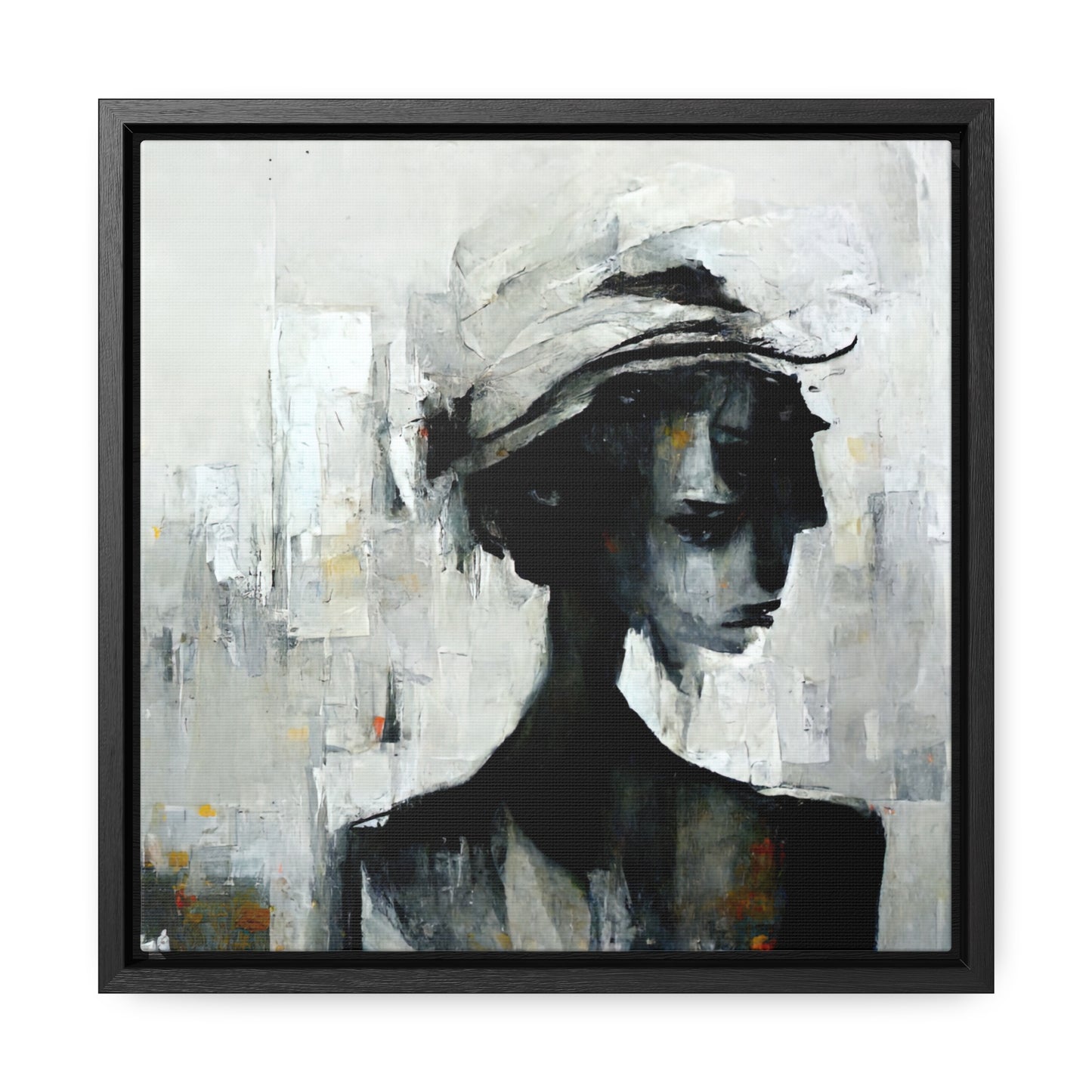 Forgotten Face 5, Valentinii, Gallery Canvas Wraps, Square Frame