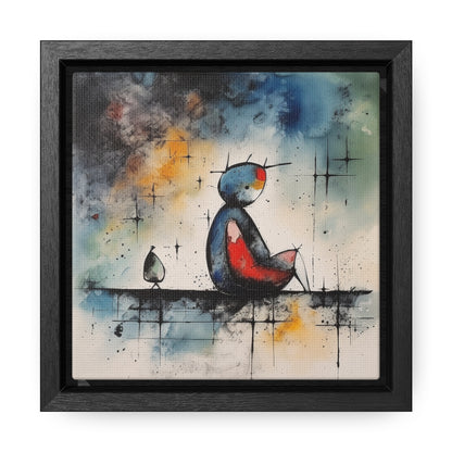 Sad Man 6, Valentinii, Gallery Canvas Wraps, Square Frame