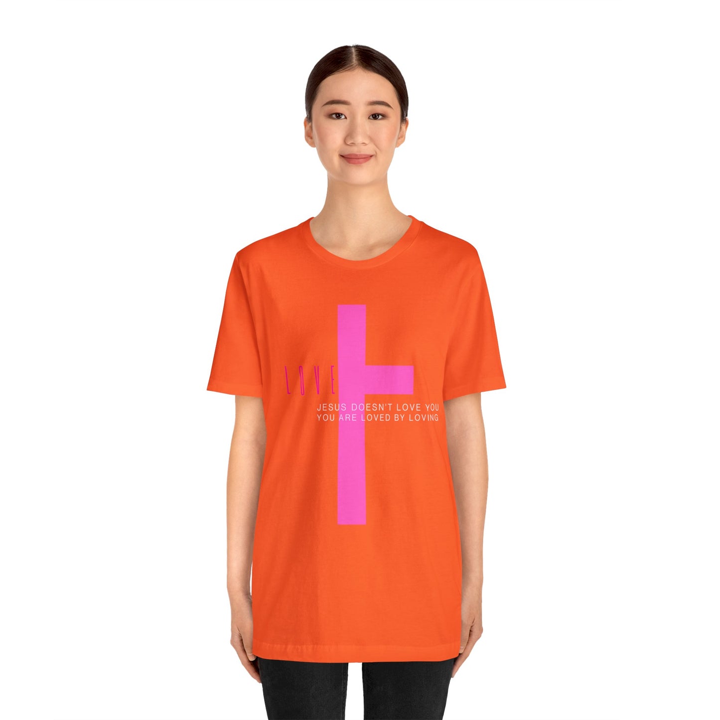 Plus Love , Unisex Jersey Short Sleeve Tee