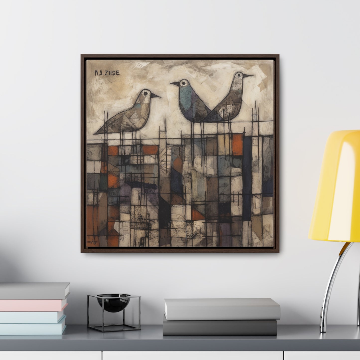 Bird 25, Gallery Canvas Wraps, Square Frame