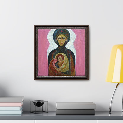 Mary and the Child 21, Valentinii, Gallery Canvas Wraps, Square Frame