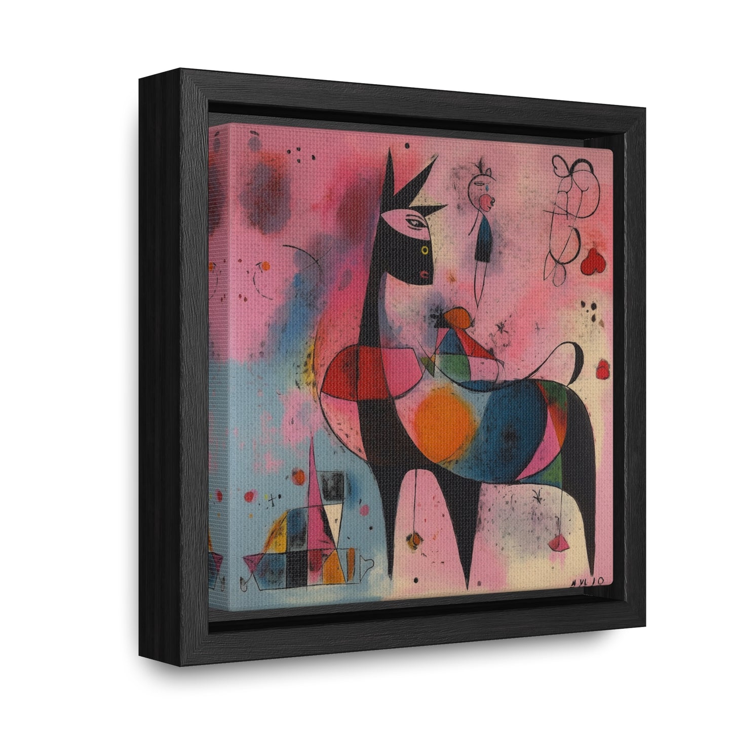 The Dreams of the Child 40, Gallery Canvas Wraps, Square Frame