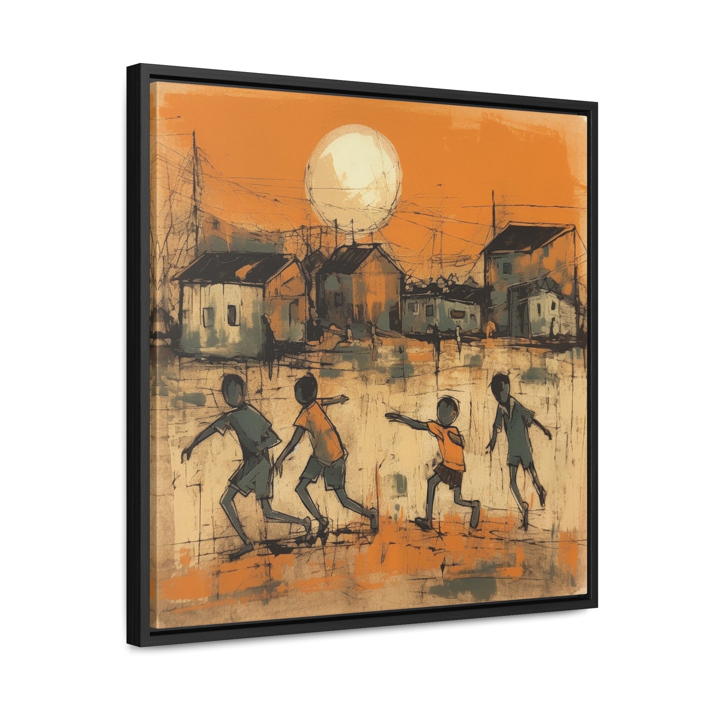 Childhood 25, Gallery Canvas Wraps, Square Frame