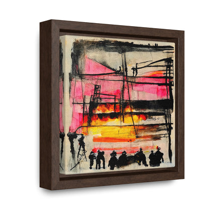 Land of the Sun 4, Valentinii, Gallery Canvas Wraps, Square Frame