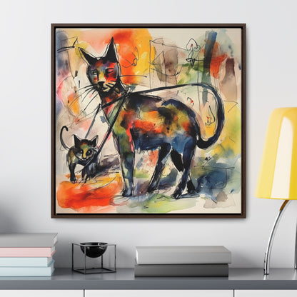 Cat 72, Gallery Canvas Wraps, Square Frame