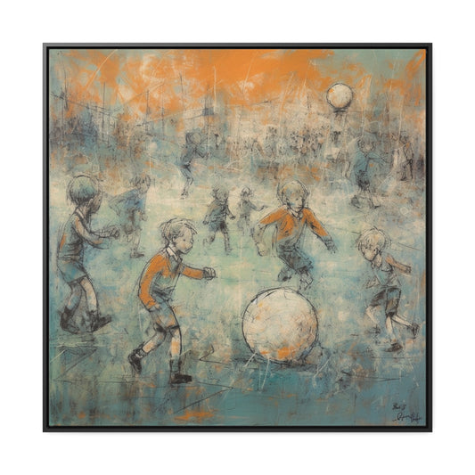 Childhood 35, Gallery Canvas Wraps, Square Frame