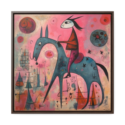 The Dreams of the Child 53, Gallery Canvas Wraps, Square Frame